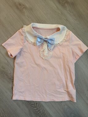 To Alice Sweet Pink Teddy Bear Lolita Dress Girls 130